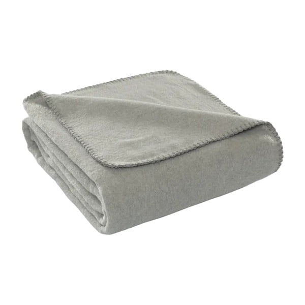 Сиво одеяло от флийс 130x170 cm Brighton – Mijolnir
