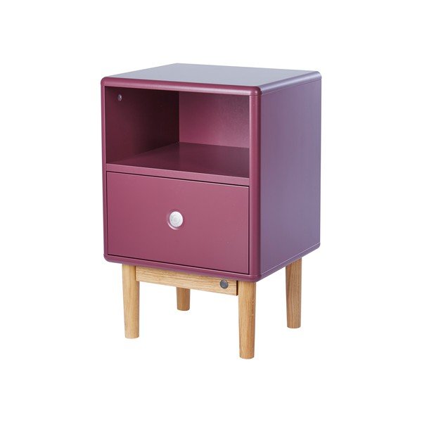 Тъмнолилаво нощно шкафче Color Box - Tom Tailor-image-2