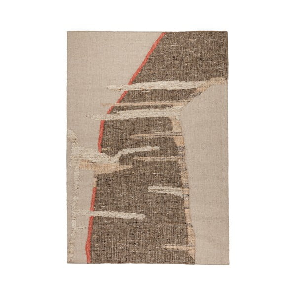 Кафяв/бежов вълнен килим 200x300 cm Briton – Dutchbone