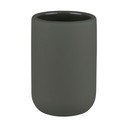 Тъмнозелена керамична чаша за четки за зъби Lotus Play – Mette Ditmer Denmark