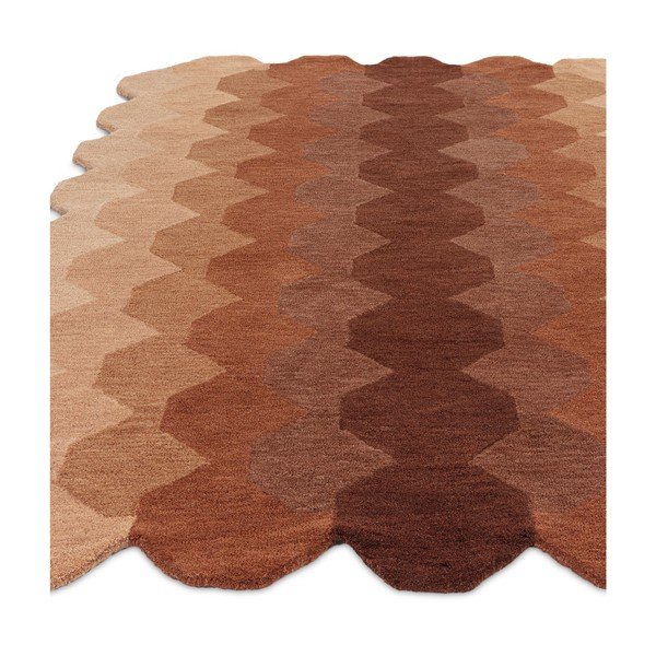 Вълнен килим в тухлен цвят 160x230 cm Hive - Asiatic Carpets-image-4