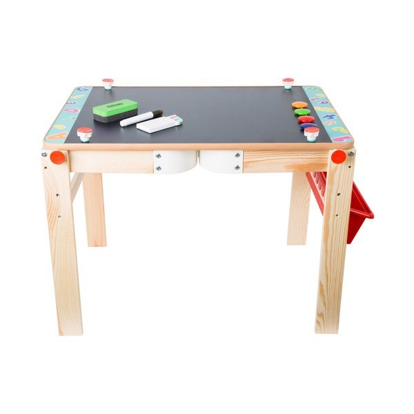 Многофункционална магнитна дъска за писане, сгъваема в маса 2 в 1 - Legler-image-4