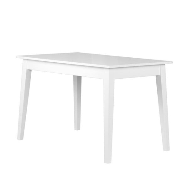 Bílý rozkládací jídelní stůl Durbas Style Otto, 120 x 73 cm