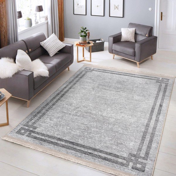 Светлосив килим 160x230 cm - Mila Home-image-1
