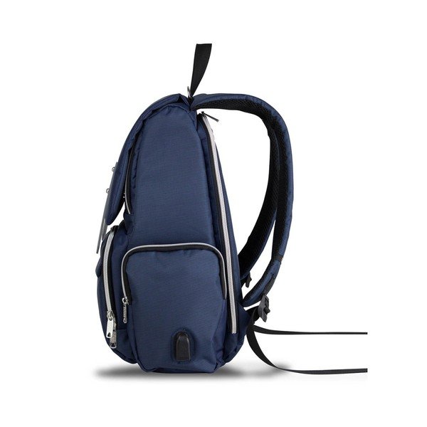 Тъмно синя раница за майки с USB порт My Valice MOTHER STAR Раница за грижи за бебето - Myvalice-image-2