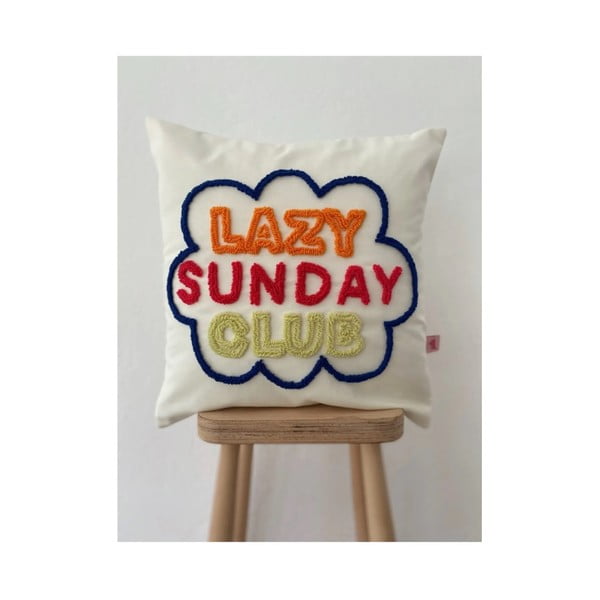 Калъфка за възглавница 45x45 cm Lazy Sunday CLub - Oyo home