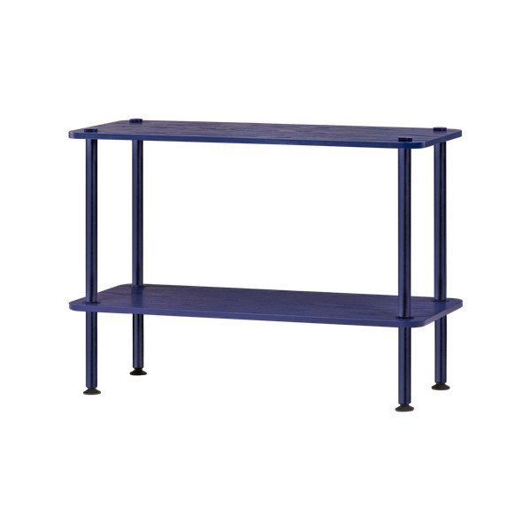 Син стелаж от декор от дъб  80x54,5x35 cm Teidi – noo.ma