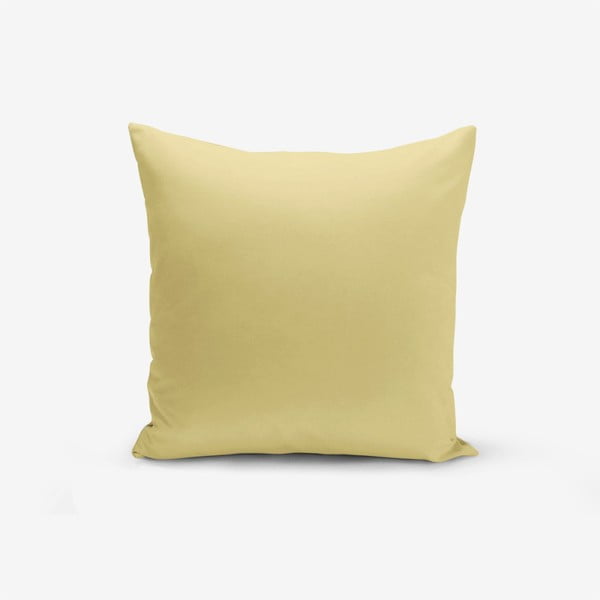 Горчичножълта калъфка за възглавница Düz, 45 x 45 cm - Minimalist Cushion Covers