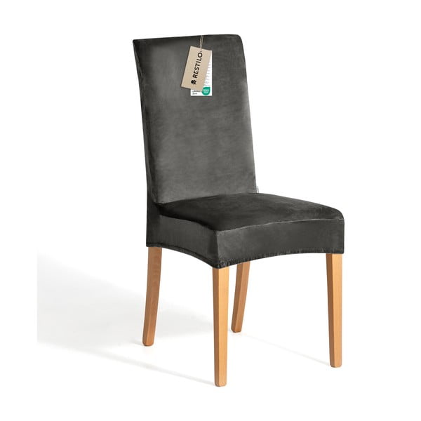 Сиви ластични покривала за стол в комплект от 4 бр. 48 cm Sento – Restilo-image-3