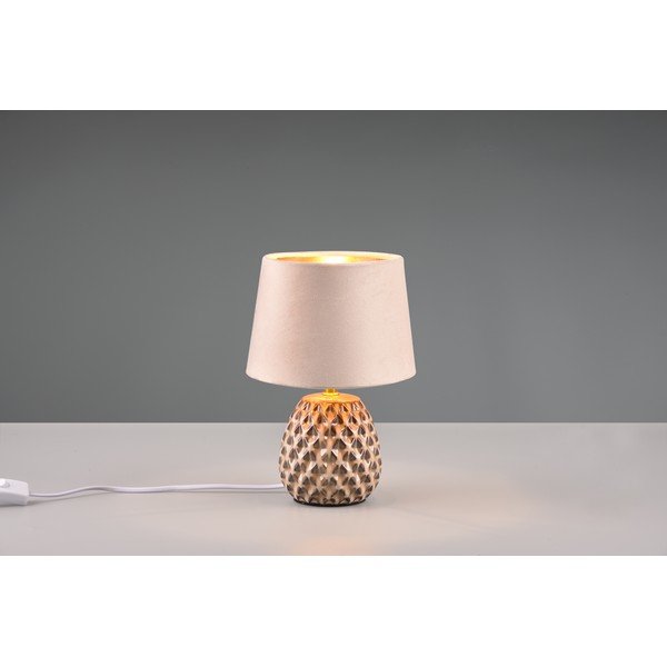 Бежова настолна лампа (височина 27 cm) Ariana - Reality-image-1