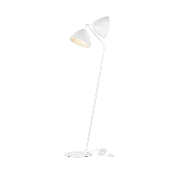 Бяла подова лампа Dos Floor White 2L, височина 1,45 м Dagmar - Markslöjd