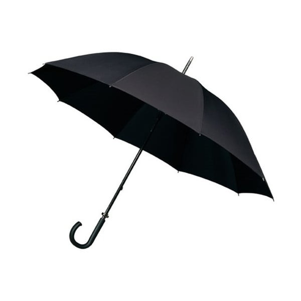 Черен ветроустойчив чадър за вятър, ⌀ 120 cm - Ambiance