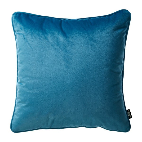 Синя калъфка за възглавница от кадифе, 45 x 45 cm - Apolena