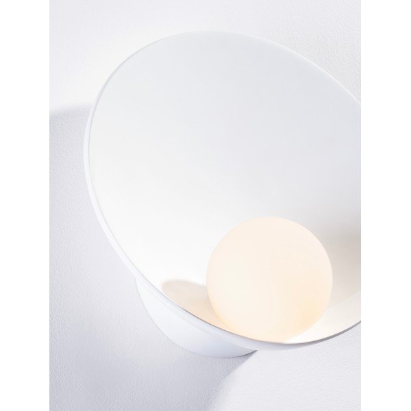 Стоманена стенна лампа в матово бял цвят Minim – Nova Luce-image-4