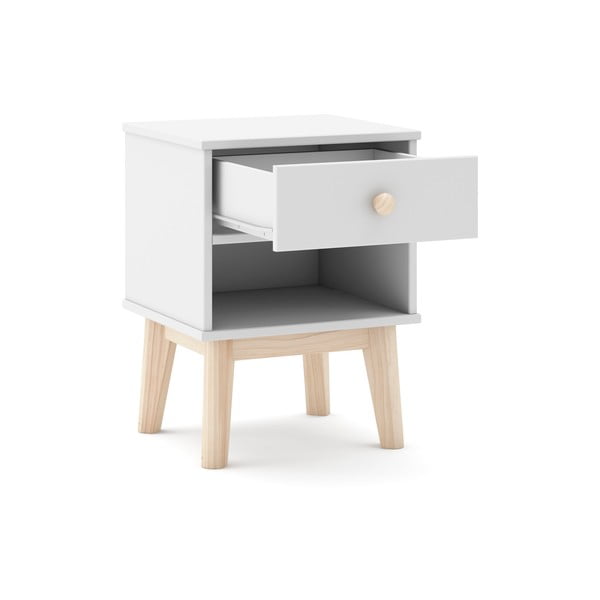Бяло детско нощно шкафче Esteban - Marckeric-image-3