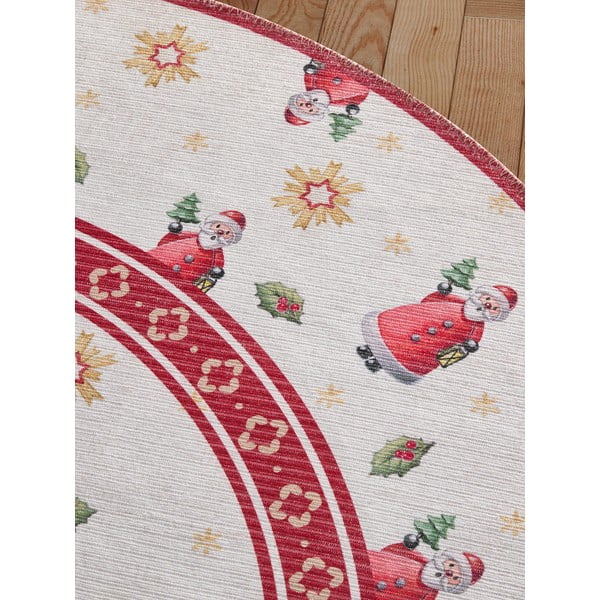 Червен  кръгъл килим с коледен мотив ø 160 cm Toy's Delight Santa Claus – Villeroy&Boch-image-3