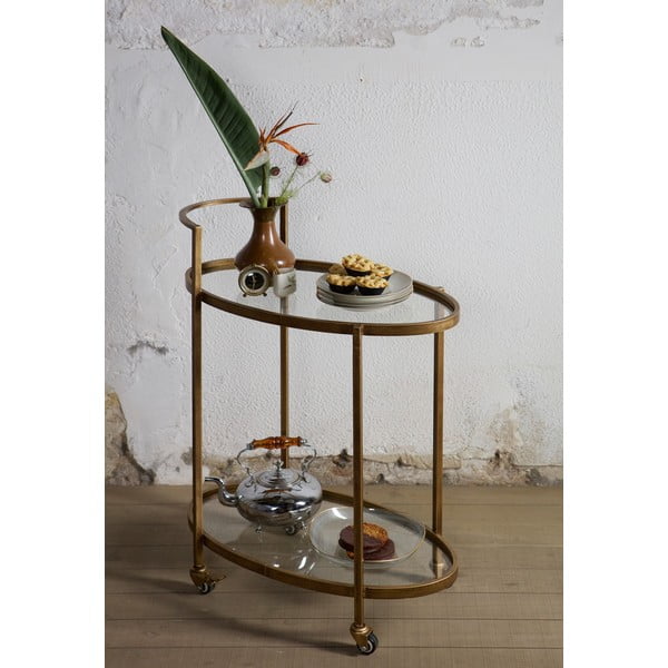 Маса за сервиране на колелца 35x67 cm Push – WOOOD-image-1