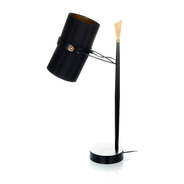 Черна настолна лампа Casper - 360 Living
