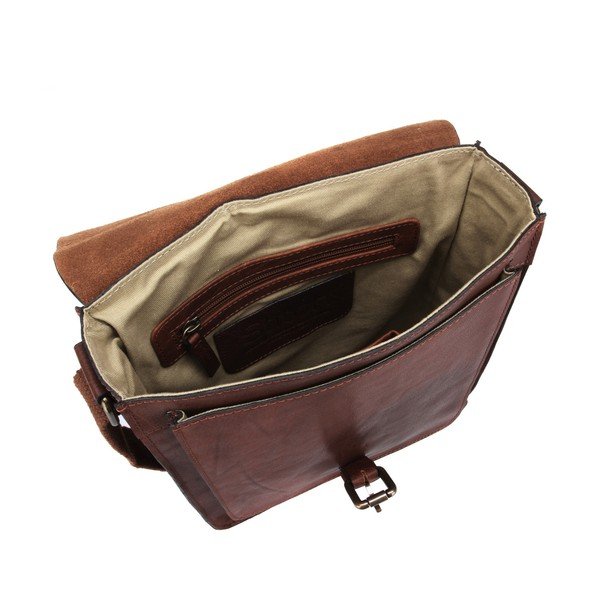 Unisex kožená taška Bourne Vintage Treacle-image-2