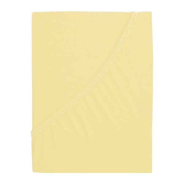 Жълт стреч чаршаф 180x200 cm - B.E.S.