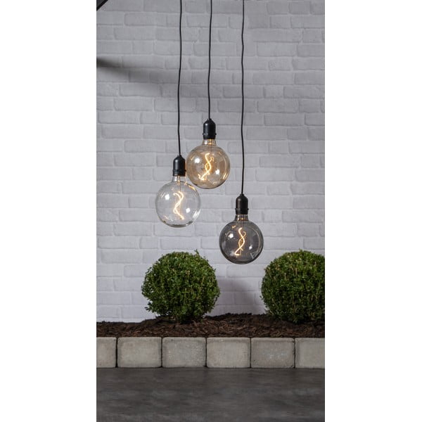 Кафяво външно LED осветително тяло, дължина 1 м Bowl - Star Trading-image-3