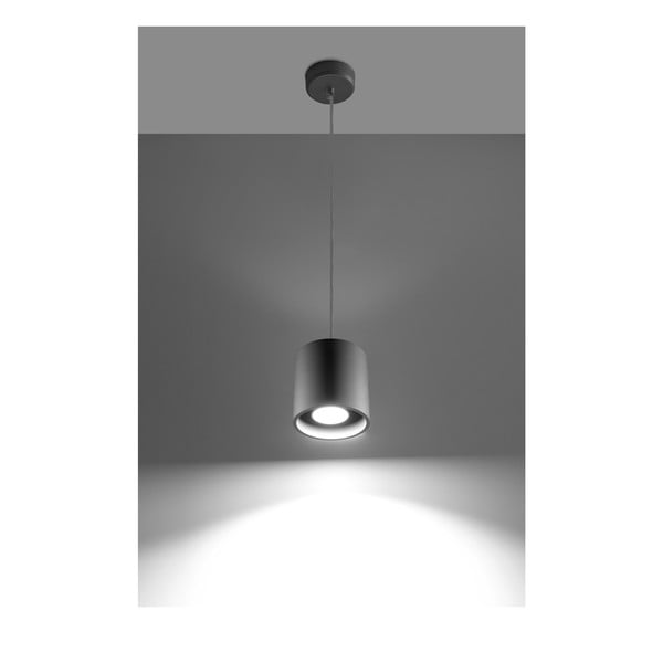 Сиво висящо осветително тяло Roda - Sollux-image-4