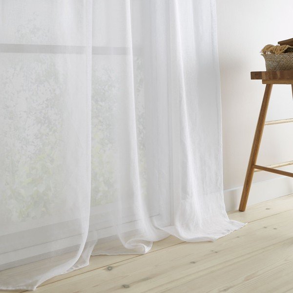 Бяла завеса 229x140 cm Izmir Tassel - Pineapple Elephant-image-3