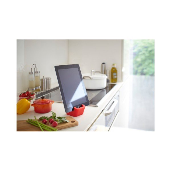 Červený stojánek na tablet YAMAZAKI Square-image-1