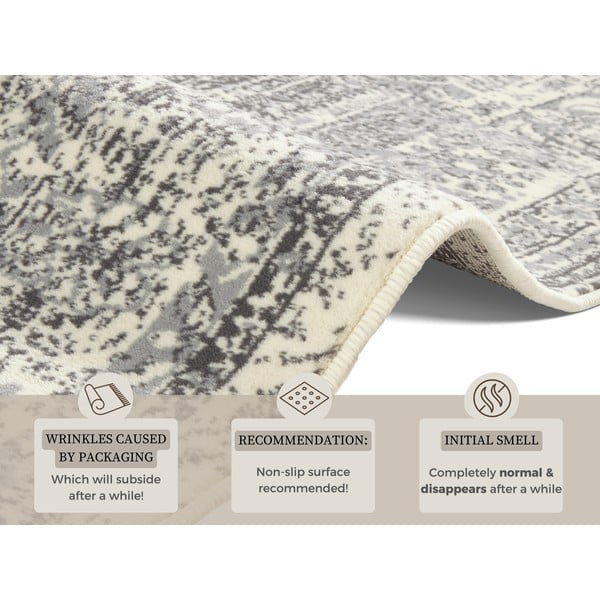 Сиво-кремав килим Celebration , 200 x 290 cm Plume - Hanse Home-image-4