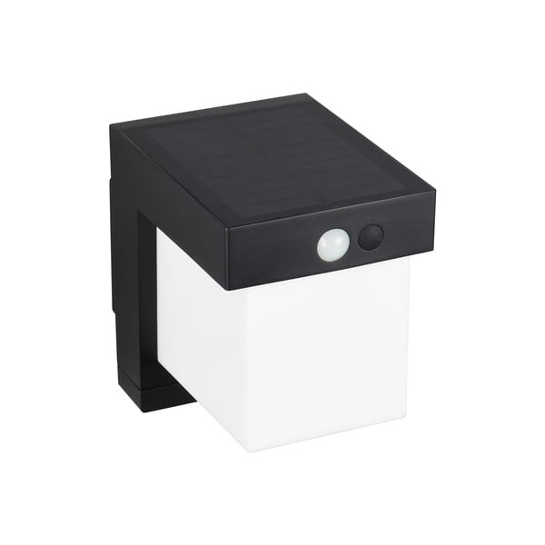 LED стенно външно осветително тяло със соларен панел (височина 14 cm) Colombo – Reality