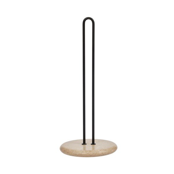 Бежова мраморна стойка за кухненска хартия ø 14 cm Savi – OYOY Living Design