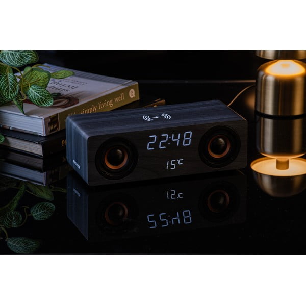 Дигитално радио будилник с безжично зарядно Classic BT – Karlsson-image-4