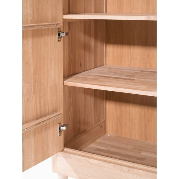 Детски гардероб от масивен дъб в естествен цвят 100x190x55 cm Forrest – Vipack-image-1