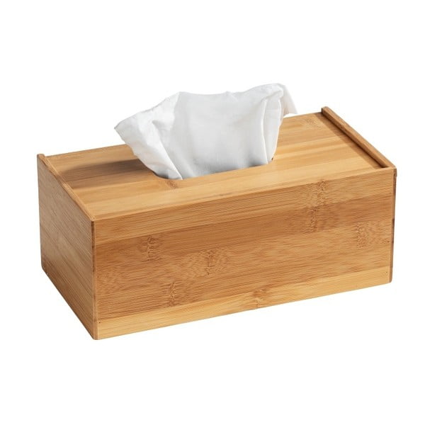 Бамбукова кутия за носни кърпички Terra - Wenko-image-1
