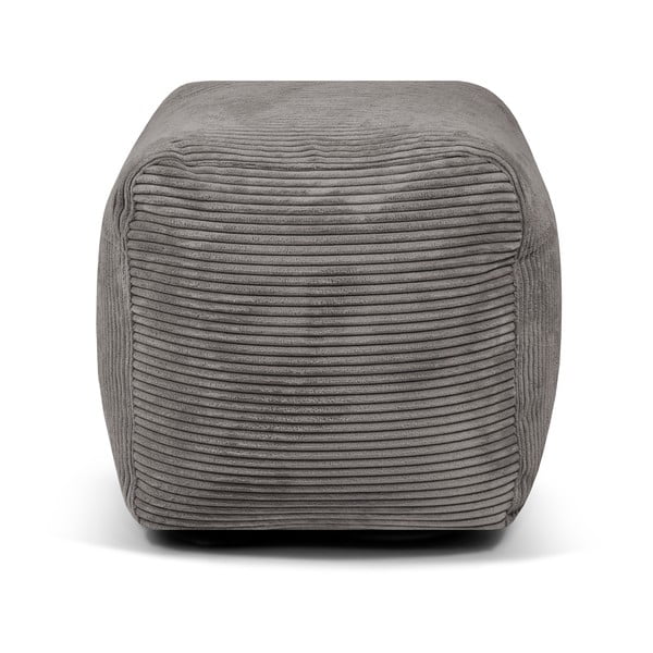 Син пуф от рипсено кадифе Plus 50 Lounge – SLOWDOWN-image-2