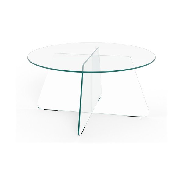 Стъклена кръгла масичка за кафе ø 80 cm Samos – Actona