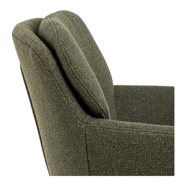 Тапициран трапезен стол с подлакътници в цвят каки Dora – Actona-image-4