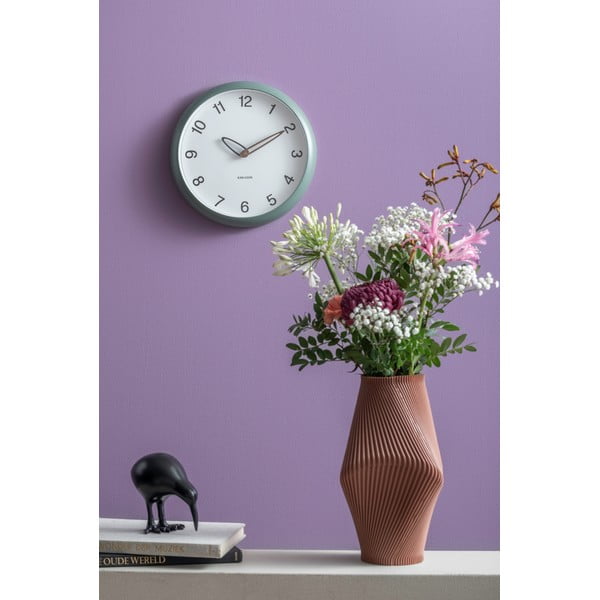 Кафява ваза от полирезин (височина 30 cm) Twisted Rib – PT LIVING-image-1