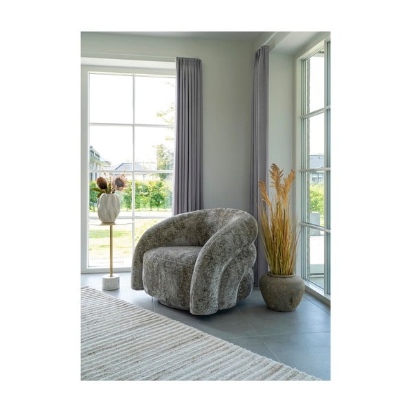 Кремав ръчно изработен вълнен килим 60x90 cm Mango – House Nordic-image-3