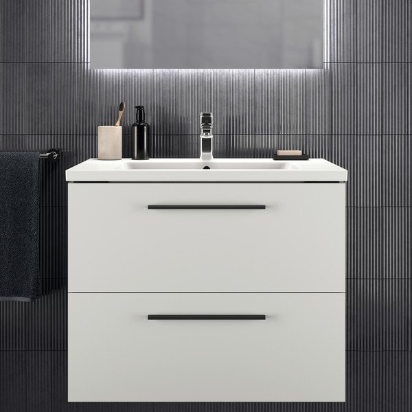 Бял стенен шкаф за мивка 80x63 cm i.Life B – Ideal Standard-image-1