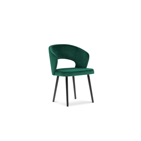 Зелен трапезен стол с кадифено покритие Elpis - Windsor & Co Sofas