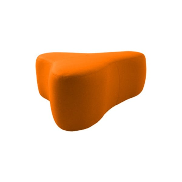 Оранжев пуф Chat Valencia Orange, дължина 90 cm - Softline