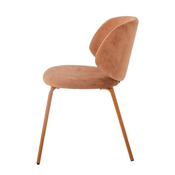 Оранжеви кадифени трапезни столове в комплект от 2 бр. Ponte – Bloomingville-image-4