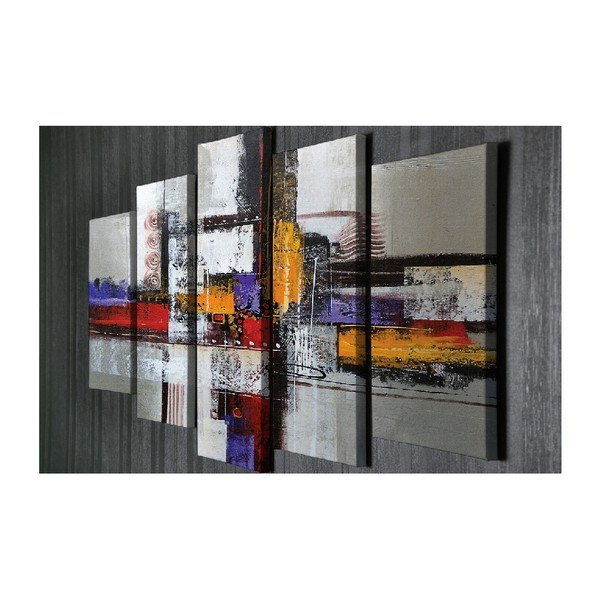 Картина за стена от 5 части върху платно - Wallity-image-3