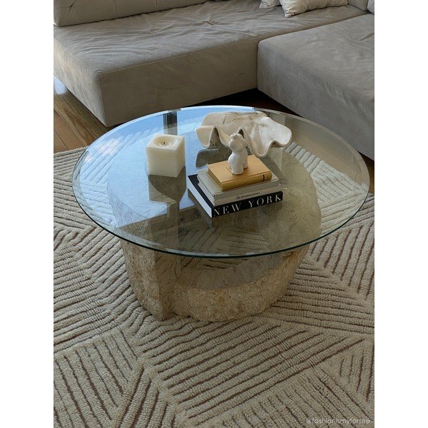 Кремав ръчно изработен вълнен килим подходящ за пране 170x240 cm Almond Valley – Lorena Canals-image-3