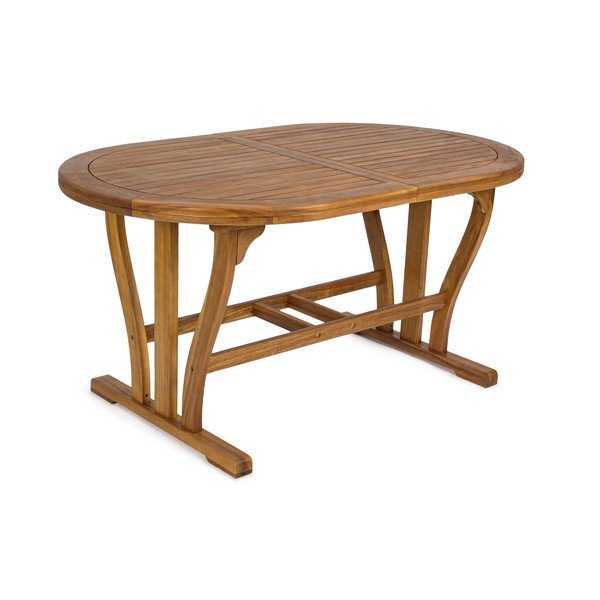 Градинска маса за хранене от масивна акация 90x150 cm Noemi  – Bizzotto