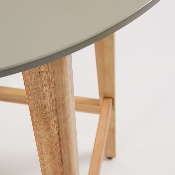 Балконна маса от евкалиптово дърво Giorgia, ⌀ 70 cm - Kave Home-image-1