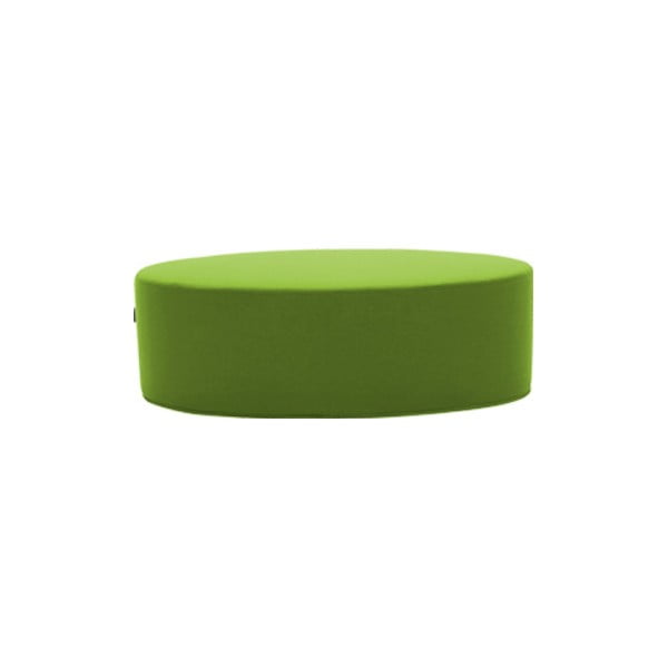 Зелен пуф Bon-Bon Felt Melange Green, дължина 60 cm - Softline