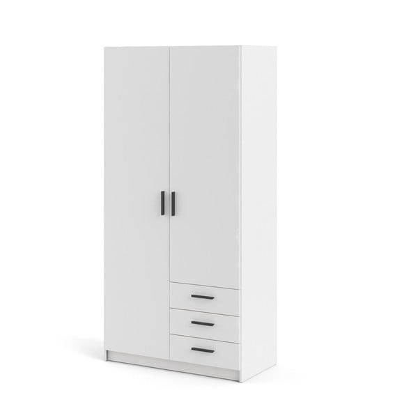 Бял гардероб 99x200 cm Sprint – Tvilum-image-4