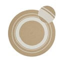 Кръгъл външен килим в естествен цвят ø 150 cm - NORTHRUGS